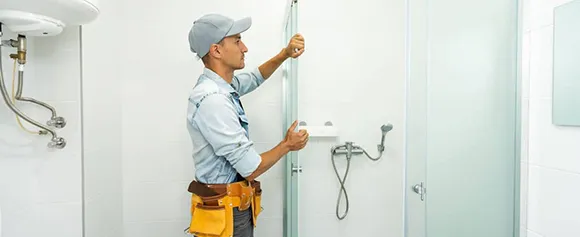 Emergency Shower Door Repair 580 x 237