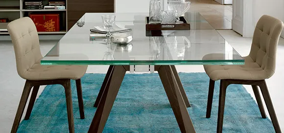 Tempered Glass Table Tops for Dining Tables 580 x 272
